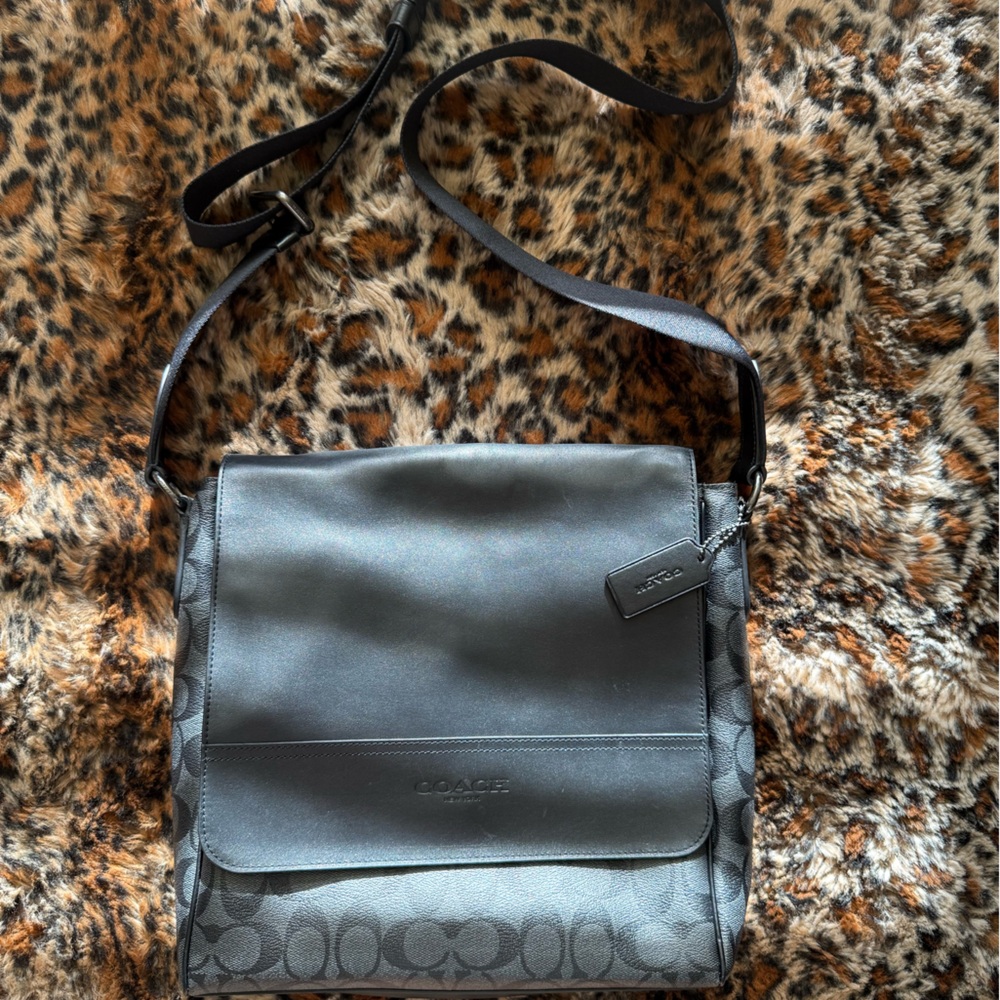 Coach Signature Black Crossbody Bag